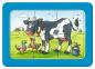 Preview: 3 x 6 Teile Ravensburger Kinder Rahmen Puzzle my first puzzles Gute Tierfreunde 06571