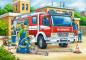 Preview: 2 x 12 Teile Ravensburger Kinder Puzzle Polizei und Feuerwehr 07574