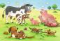 Preview: 2 x 12 Teile Ravensburger Kinder Puzzle Glückliche Tierfamilien 07590