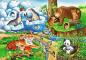 Preview: 2 x 12 Teile Ravensburger Kinder Puzzle Tiere im Zoo 07602