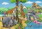 Preview: 2 x 24 Teile Ravensburger Kinder Puzzle Willkommen im Zoo 07806