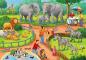 Preview: 2 x 24 Teile Ravensburger Kinder Puzzle Ein Tag im Zoo 07813