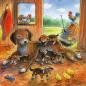 Preview: 3 X 49 Teile Ravensburger Kinder Puzzle Tiere illustriert 08029