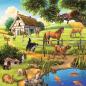 Preview: 3 x 49 Teile Ravensburger Kinder Puzzle Waldtiere Zootiere Haustiere 09265