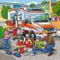 Preview: 3 x 49 Teile Ravensburger Kinder Puzzle Helfer in der Not 09335