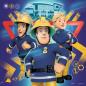 Preview: 3 x 49 Teile Ravensburger Kinder Puzzle Feuerwehrmann Sam Bei Gefahr Sam rufen 09386