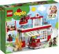 Preview: LEGO® DUPLO® Town Feuerwehrwache mit Hubschrauber 117 Teile 10970