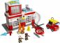 Preview: LEGO® DUPLO® Town Feuerwehrwache mit Hubschrauber 117 Teile 10970