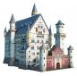 Preview: 216 Teile Ravensburger 3D Puzzle Bauwerk Schloss Neuschwanstein 12573