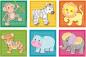 Preview: PlayMais Bastel Kreativität MOSAIC LITTLE ZOO ab 3 Jahren 160180