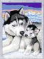 Preview: Ravensburger Malen nach Zahlen Classic Serie D Romantik Husky Kuss 28479