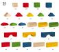 Preview: Brio Kleinkindwelt Holz Bausteine Bunte Holzbausteine 25 Teile 30114