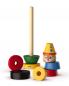 Preview: Brio Kleinkindwelt Holz Steckspielzeug Clown 9 Teile 30120