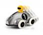 Preview: Brio Kleinkindwelt Rollspielzeug Push & Go Rennwagen Silber Edition 30232