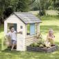 Preview: Smoby Outdoor Spielzeug Garten Smoby Life Square Haus mit Sandkasten 7600810740