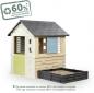 Preview: Smoby Outdoor Spielzeug Garten Smoby Life Square Haus mit Sandkasten 7600810740