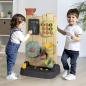 Preview: Smoby Outdoor Spielzeug Garten Smoby Life Activity Wall 6-in-1 mit 6 Spielen Spielewand 7600840301