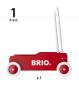 Preview: Brio Babywelt Holz Lauflernwagen gelb-rot 31350