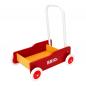 Preview: Brio Babywelt Holz Lauflernwagen gelb-rot 31350