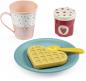 Preview: Ecoiffier Spielwelt Kinder Küche Vert Azur Frühstücks-Set Kaffee, Waffeln 7600001677