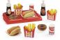 Preview: Ecoiffier Spielwelt Kinder Küche Spielgeschirr Box Hot Dog Set 25 Teile 7600002423