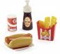 Preview: Ecoiffier Spielwelt Kinder Küche Spielgeschirr Box Hot Dog Set 25 Teile 7600002423