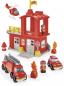 Preview: Ecoiffier Bausteine Abrick Feuerwehrstation 2 Figuren 2 Autos 1 Helikopter 7600002980