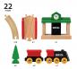 Preview: Brio Eisenbahn Classic Set Bahn Acht Set 22 Teile 33028