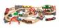 Preview: Brio World Eisenbahn Set Straßen und Schienen Bahn Set Deluxe 16 Teile 33052