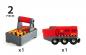 Preview: Brio World Eisenbahn Lok IR Frachtlok mit Fernsteuerung 2 Teile 33213