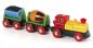 Preview: Brio World Eisenbahn Zug mit Batterielok 3 Teile 33319