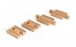 Preview: Brio World Eisenbahn Schienen 1/4 Ausgleichsschienen Mix 4 Teile 33393