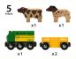 Preview: Brio World Eisenbahn Zug Bauernhof Zug 5 Teile 33404