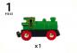 Preview: Brio World Eisenbahn Lok Speedy Green Batterielok 33595