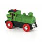 Preview: Brio World Eisenbahn Lok Speedy Green Batterielok 33595