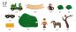 Preview: Brio World Eisenbahn Set Safari Bahn Set 17 Teile 33720