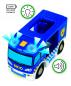 Preview: Brio World Eisenbahn Fahrzeug Polizeiwagen mit Licht und Sound 2 Teile 33825