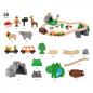 Preview: Brio World Eisenbahn Set Safari Adventure Set 26 Teile 33960