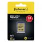 Preview: Intenso SDXC Karte 64GB Speicherkarte UHS-I Premium 90 MB/s Class 10