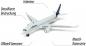 Preview: Majorette Spielzeugauto Flugzeug Airport Airbus 350 Lufthansa 212057980Q02