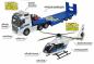 Preview: Majorette Spielzeugauto Polizei Grand Series Volvo Truck + Airbus Police Helikopter 213716000