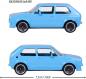 Preview: Majorette Spielzeugauto Vintage VW Golf MK1 blau 212052010Q12