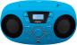 Preview: Bigben tragbarer CD Player CD61 blau USB MP3 FM Radio AUX-IN AU379310