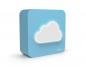 Preview: Bigben Bluetooth portabler Lautsprecher COLORLIGHT Cloudy Wolke LED blau AU385120