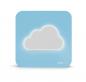 Preview: Bigben Bluetooth portabler Lautsprecher COLORLIGHT Cloudy Wolke LED blau AU385120