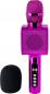 Preview: Bigben Bluetooth portabler Lautsprecher Party Mic Mikrofon Licht LED pink AU387063