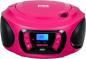 Preview: Bigben tragbarer CD Player CD62 pink Bluetooth USB MP3 FM Radio AU387292