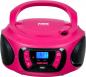 Preview: Bigben tragbarer CD Player CD62 pink Bluetooth USB MP3 FM Radio AU387292