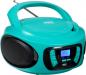 Preview: Bigben tragbarer CD Player CD62 blau Bluetooth USB MP3 FM Radio AU387315