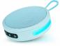 Preview: Bigben Bluetooth portabler Lautsprecher Party Nano pastel blau Disco Licht AU388190